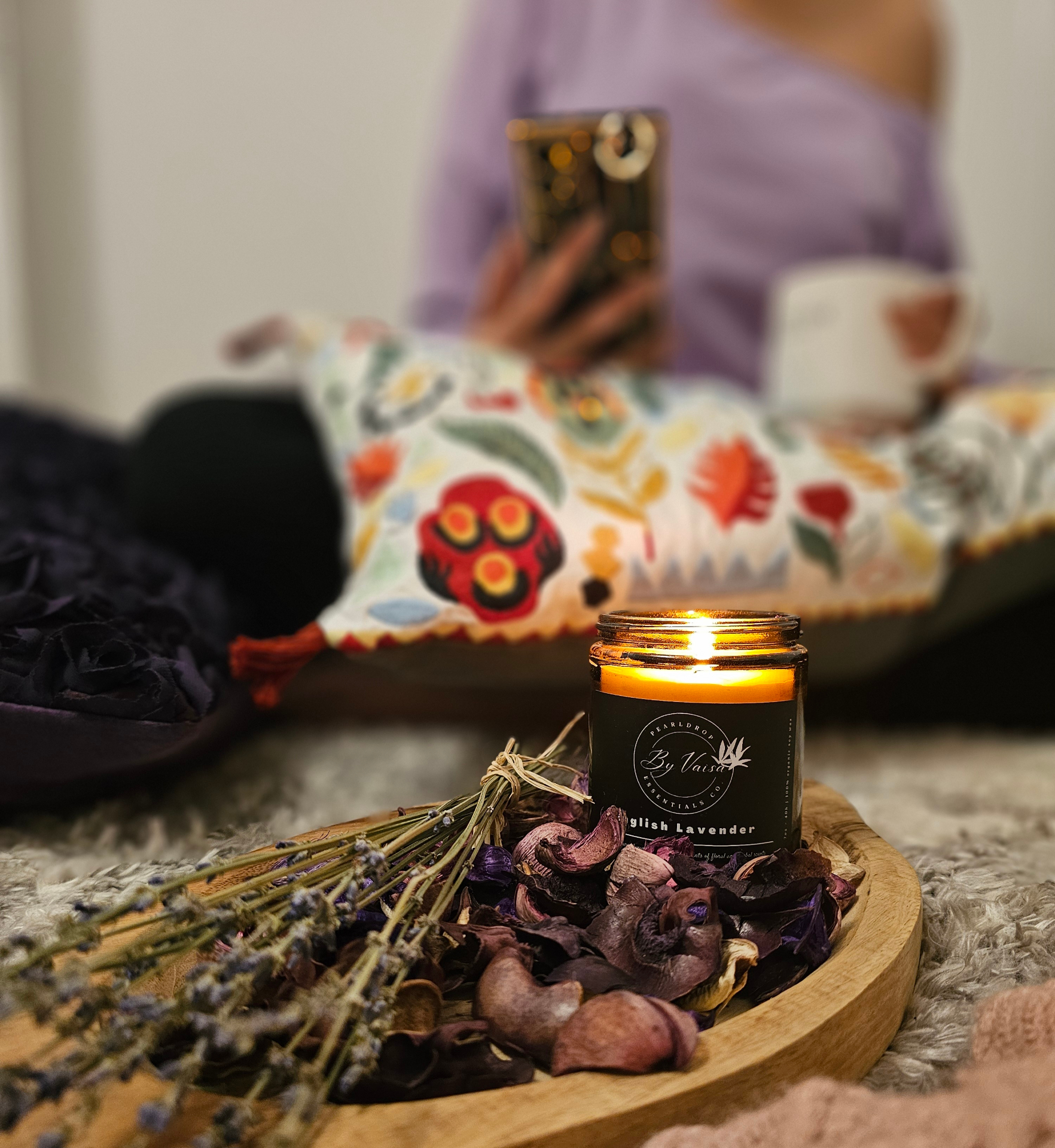 English Lavender candle by Pearldrop thumbnail 5